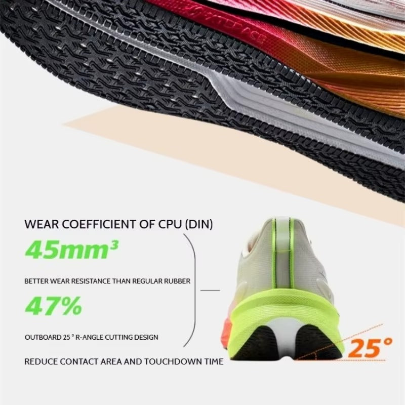 Xtep Men's Running Shoes 2000km 3.0 2025 Spring Lightweight Cushioned Wear-Resistant Training Jogging Sneakers
